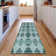 Premium Machine Washable Cerrito AMF610 Teal Rug