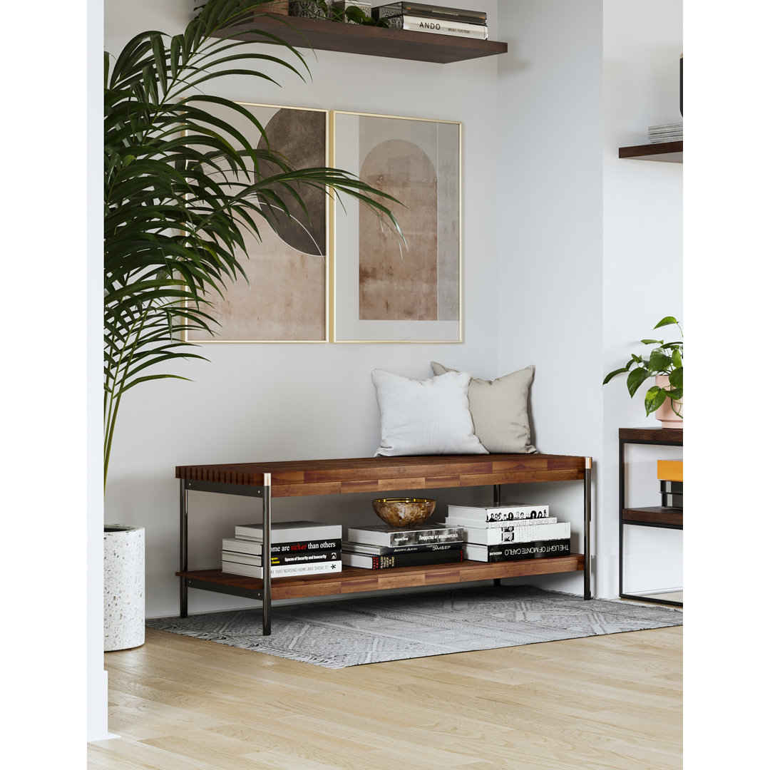 Solid Wood Storage Bench Zipcode Design™