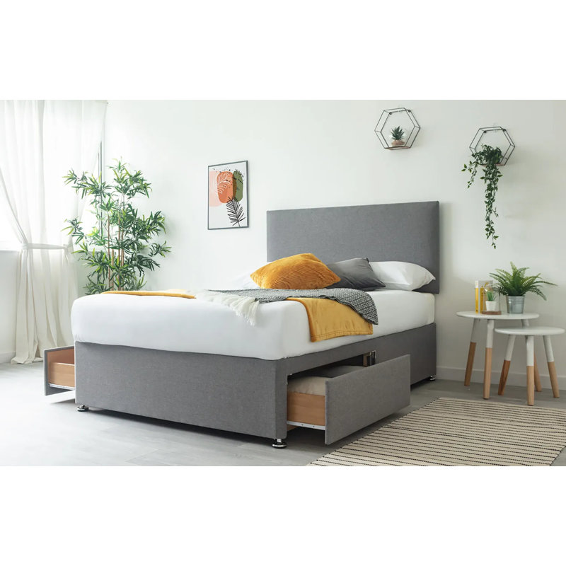 Burzynski Memory Foam Divan Bed Set, Double (4'6)