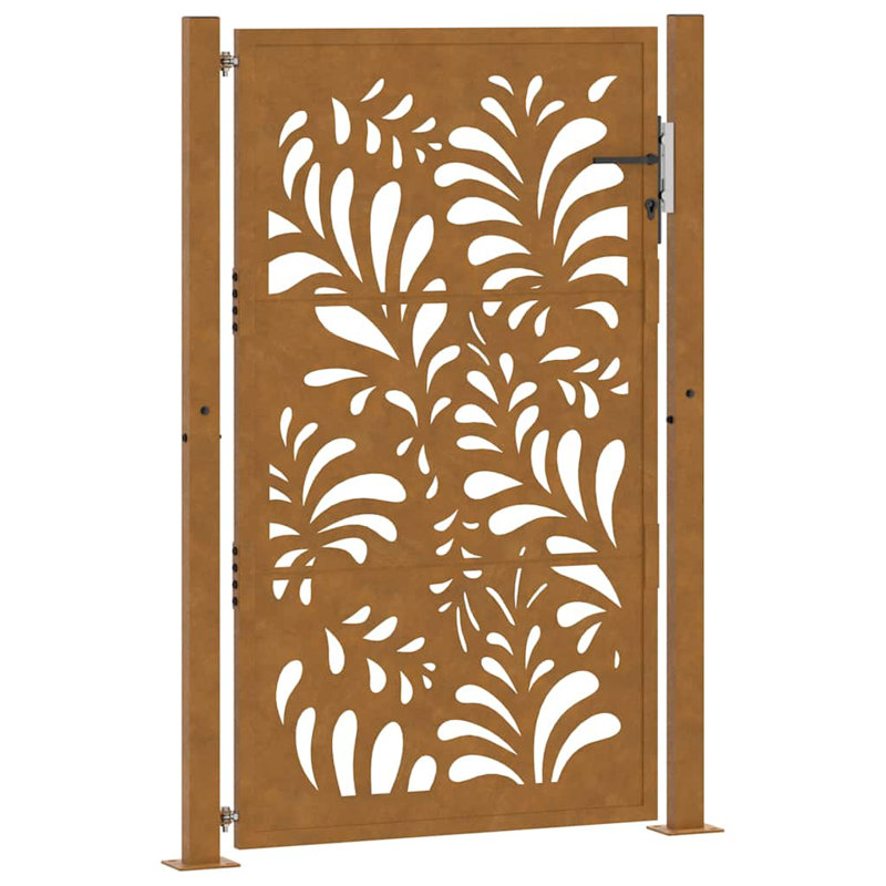 Steel Gate, Rusty, 155cm H x 105cm W