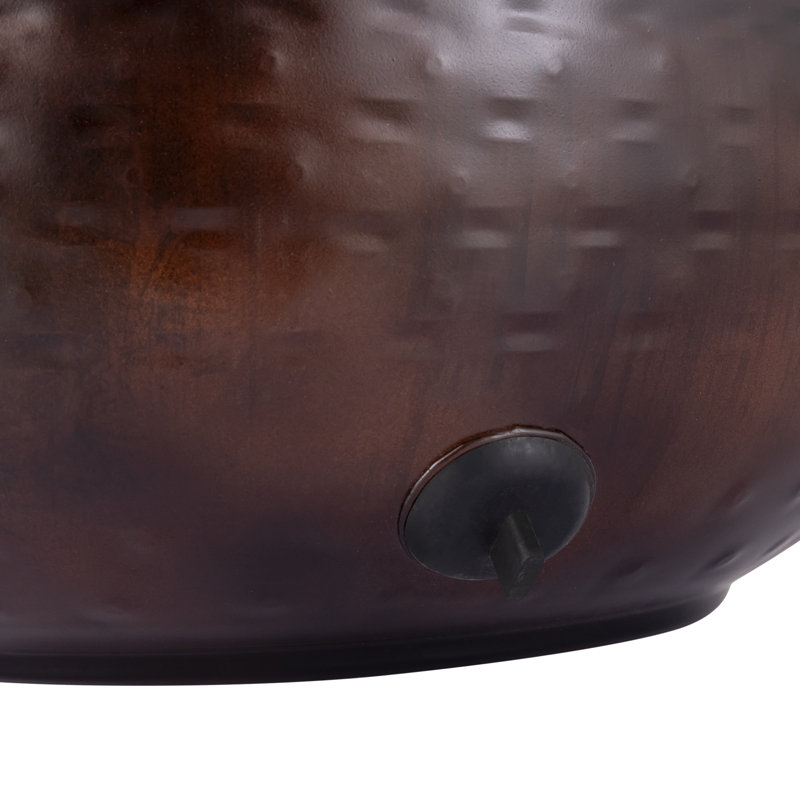 Pot à tuyaux en métal antique Hola