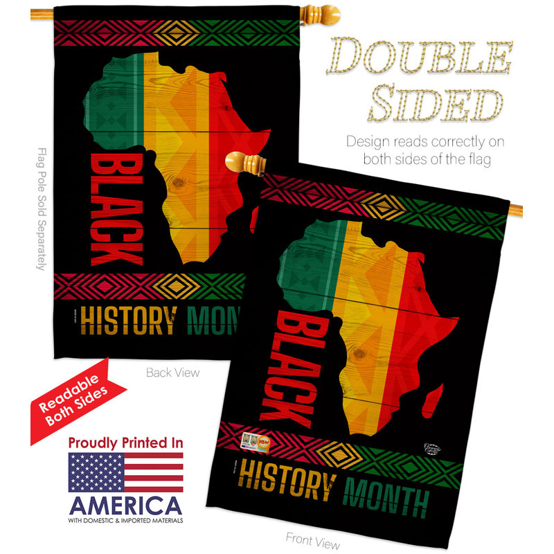Double Sided 40'' H x 28'' W Polyester House Flag
