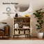 Dianella 2 Door Tall Rattan Sideboard