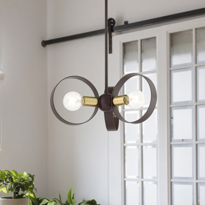 Lustre géométrique unique à 3 lumières Maubray