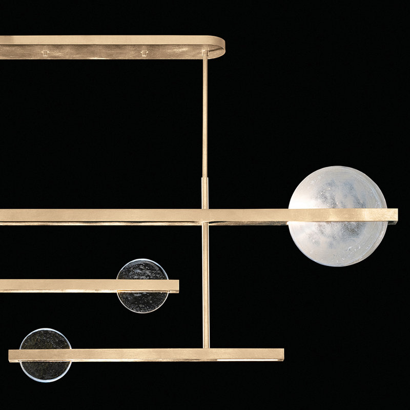 Selene 4 - Light LED Pendant, Soft Gold