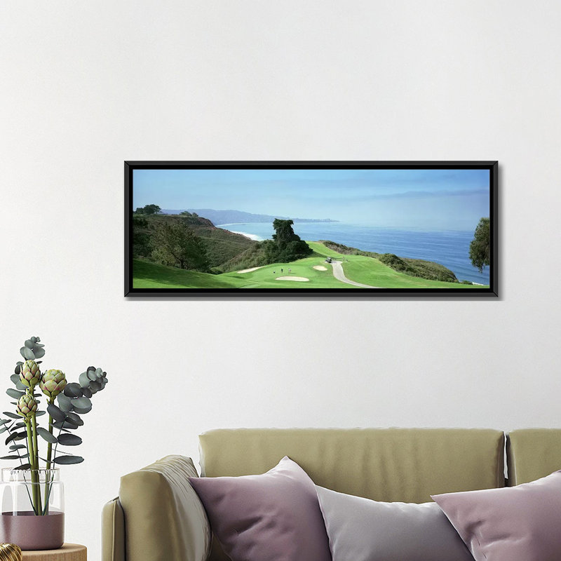 «Panoramic Torrey Pines Golf Course», San Diego, Californie, reproduction de photo sur toile, H 12 po x l 36 po x P 1,5 po