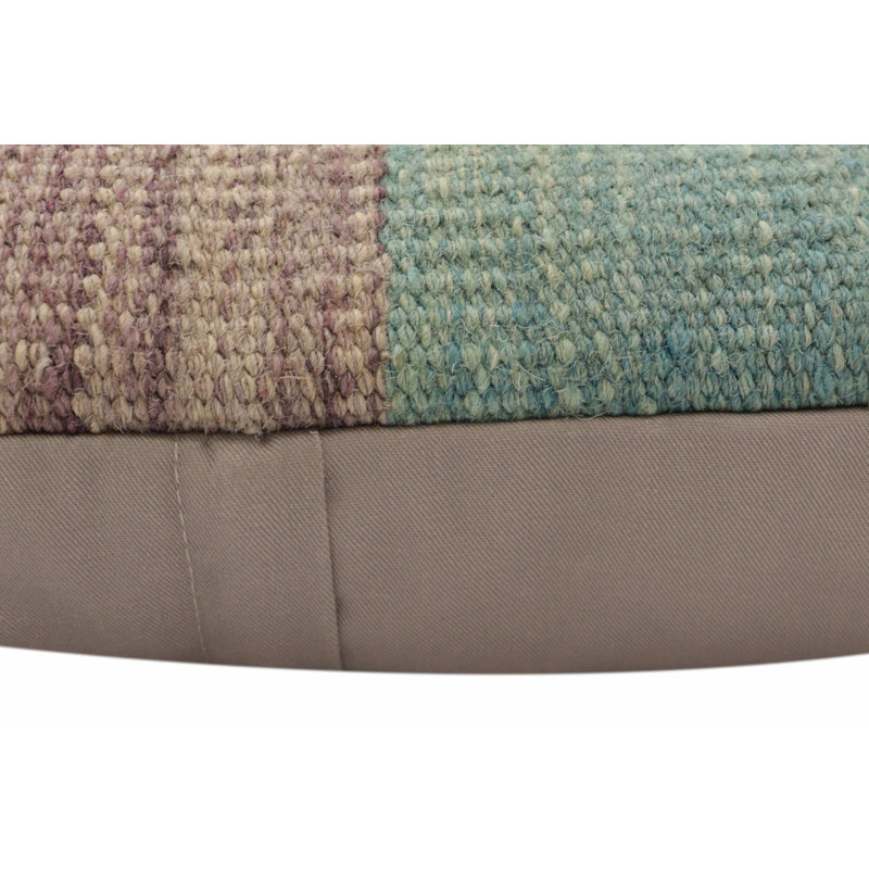 Coussin Kilim moderne tissé à la main Mccarty - 18 po x 19 po