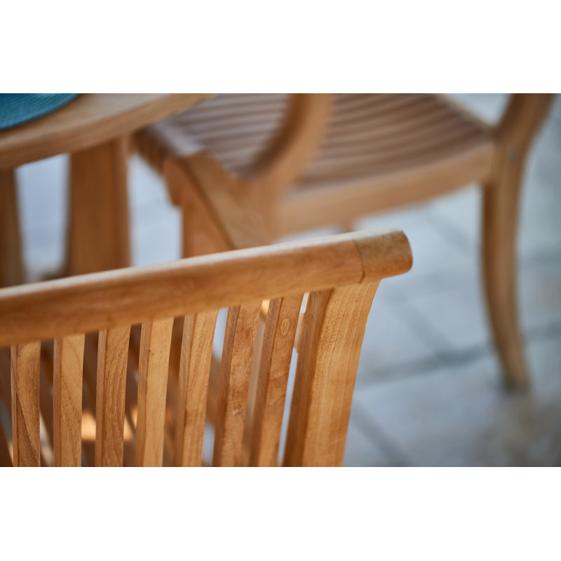 Palm Teak Patio Dining Chair