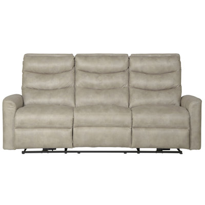 80" Round Arm Reclining Sofa