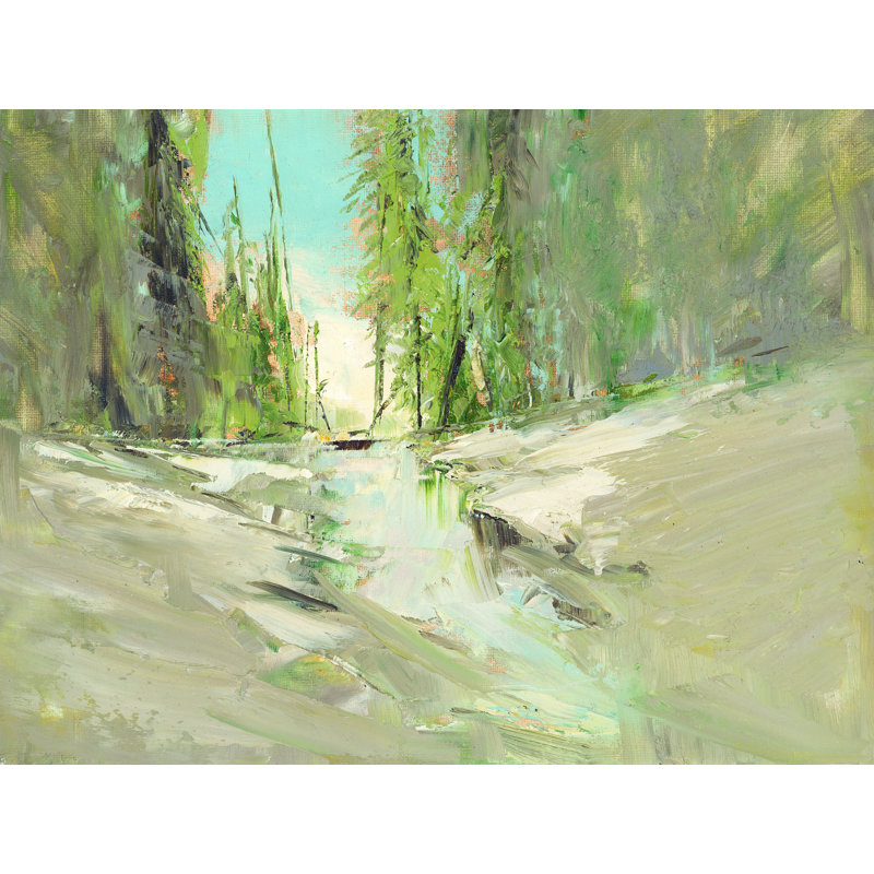 Clearing in the Forest - Impression sur toile tendue, H 12 po x l 16 po