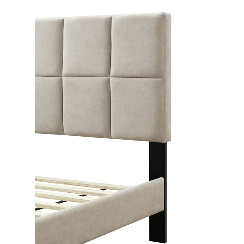 Lit carré en tissu Squares