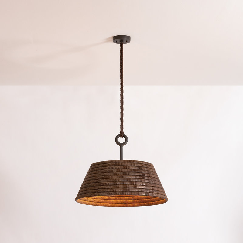 Luminaire suspendu SEQUOIA, Naturel, Blanc
