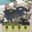 Ensemble repas pour 8 personnes avec chaises pivotantes Sunbrella-112324266