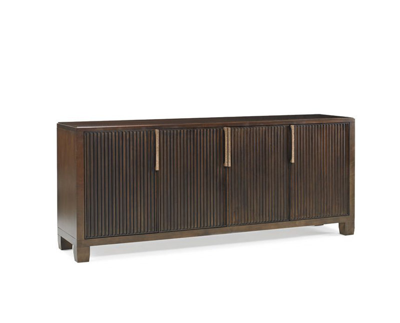Marco 85'' W Solid Wood Sideboard, Modern Elm