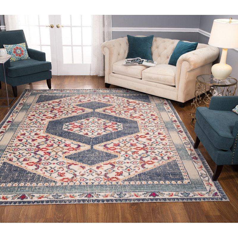 Shantae Oriental Indoor Rug, Rectangle 7'10" x 10'