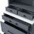 Modern 83.7Inch High Kitchen Pantry,Cupboard Cabinet With 5 Storage Drawers And Adjustable Shelf, Set Of 2, Gray