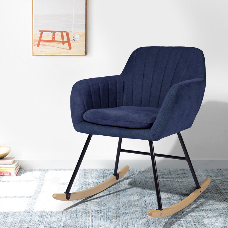 Mullinax Rocking Chair, Dark Blue