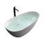 Baignoire de trempage autoportante à surface solide 67,00 po x 33,50 po