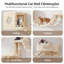 Ensemble de 13 étagères murales pour chat, comprenant un condo pour chat, un lit pour chat et un arbre à chat.-1132510604