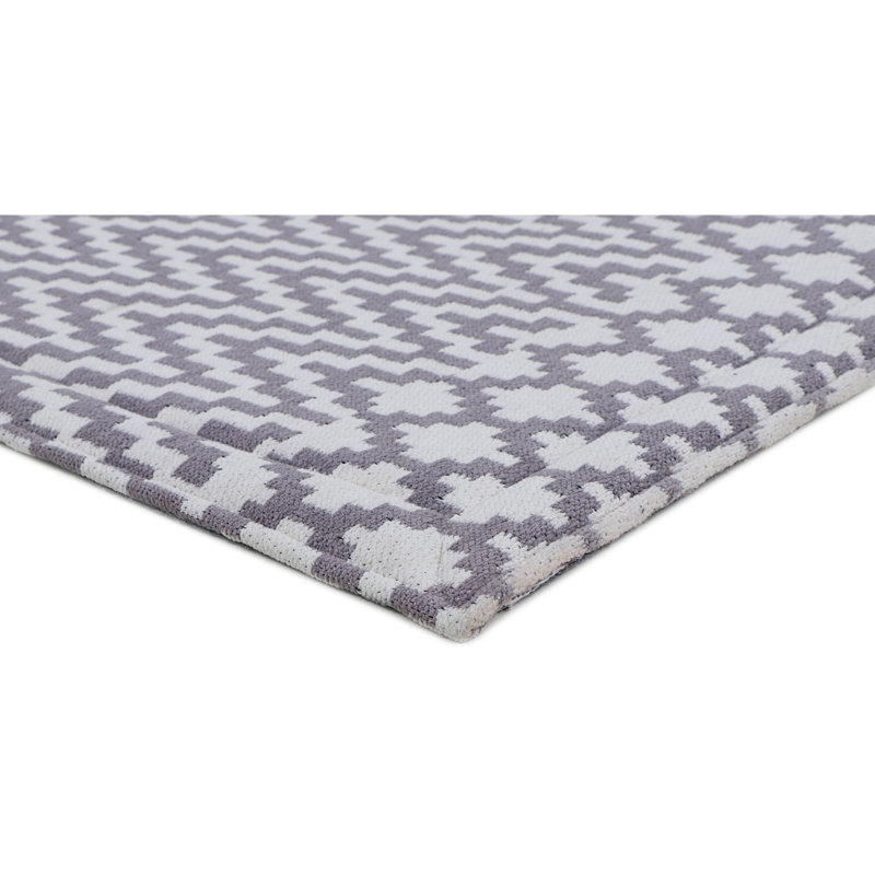 Ahmyla Striped Polyester Anti-Fatigue Kitchen Mat