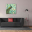 «Peacock Arbor V Blue» par Sue Schlabach, estampe numérique sur toile-551338974