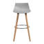 Amethyst Counter Stool with Solid Wood Frame