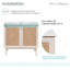 Meuble-lavabo autoportant en chêne blanc Classe 36-1363476232-1363476233-1407516753