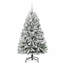 Artificial Christmas Tree Green and White PVC and Metal-369322931