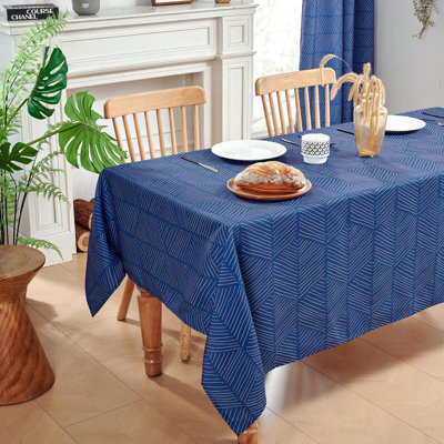 Geometric Patterned Tablecloth, 1 PCS