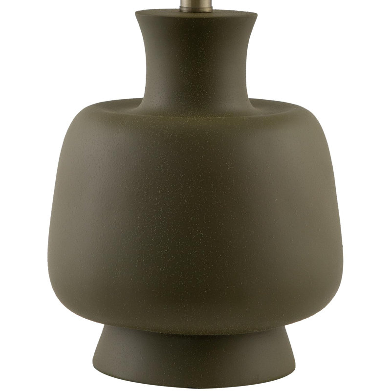 Lampe de table en résine Lobue, Dark Brown