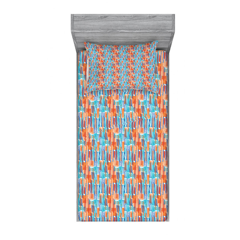 Microfiber Sheet Set, Twin XL Sheet Set with Fitted Sheet