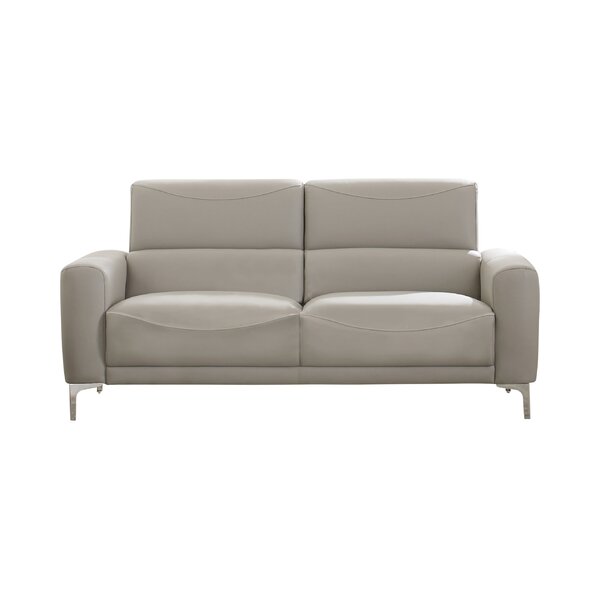 Orren Ellis Layleen 75'' Faux Leather Sofa | Wayfair