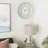 Upminster Glass Wall Clock