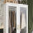 Frideres Elegant Triple Door Wardrobe With Panels - Spacious Storage Solution With Adjustable Shelves And Soft-Close Drawers