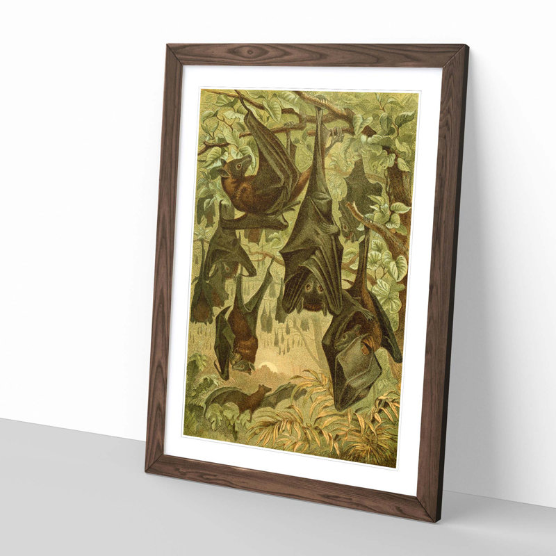 Single Picture Frame Painting, Walnut