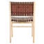 Chaise d'appoint en cuir Alston-1282222454