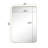 Javeion Stainless Steel Rectangle Mirror-93763201-93763209