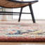 Tapis oriental en laine / coton noué à la main de couleur rouille / bleu-301669009