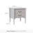 Doniesha End Table With Drawers, Gray-64197994-62949337