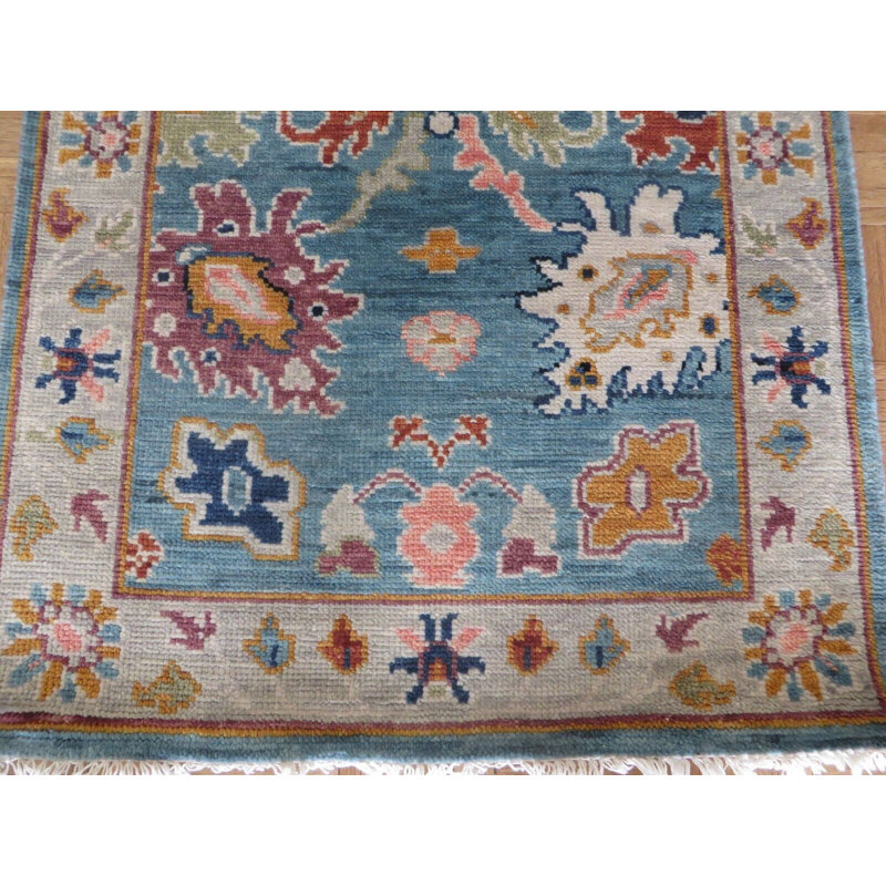 Tapis de couloir unique en laine 2 pi 11 po x 5 pi 11 po Fattal