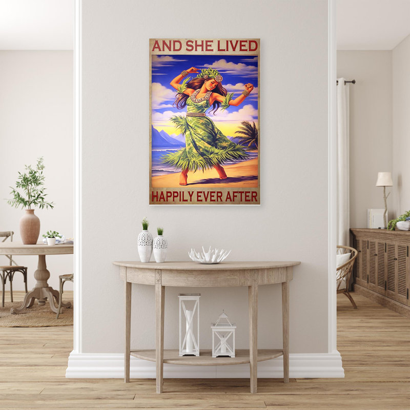 «Achilleas Woman Dance And She Lived Happily», impression sur toile, H 14 po x l 11 po x P 1,25 po