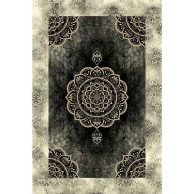 Luxurious Hall Carpet, 2.6 x 6.6 ft, 100% Polyester, 650 g/m², 0.3 in Pile Height | Antibacterial, Non-Slip PVC Underside | Machine Washable, 3D Digital Print | Perfect for Home Decor & Comfort