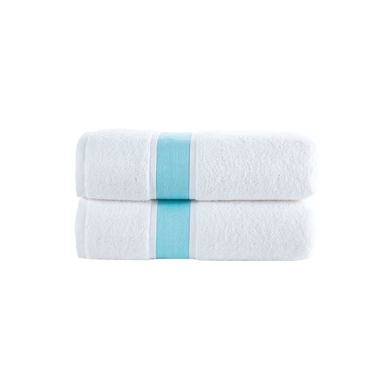 Turkish Cotton Plush Bath Towel, Sea Glass
