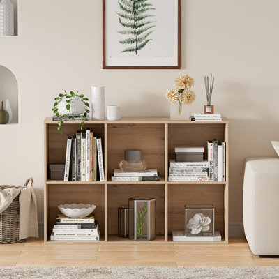 6 Cube Bookcases, Closed-Style Bookshelf Storage Unit