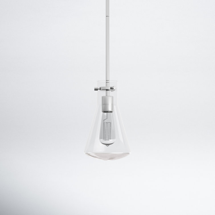 Renata Single Light Glass Dimmable Pendant