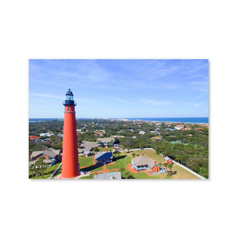 Phare de Ponce De Leon Inlet City, H 24 po x l 36 po x P 1 po