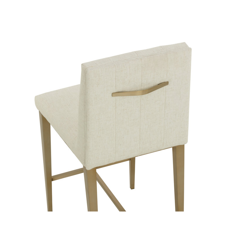 Wilbur Upholstered Stool with Metal Frame