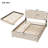 Queen Size Upholstered Platform Bed with Twin Size Trundle and 2 sets of USB Ports on each side, Linen Fabric-1316998744