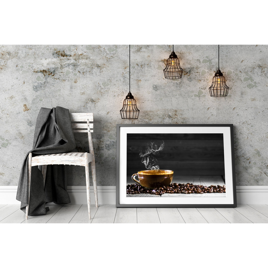 Gerahmtes Poster Duftender Arabischer Kaffe