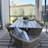 10 - Person Patio Dining Set with Rectangular Table , Cushions Included